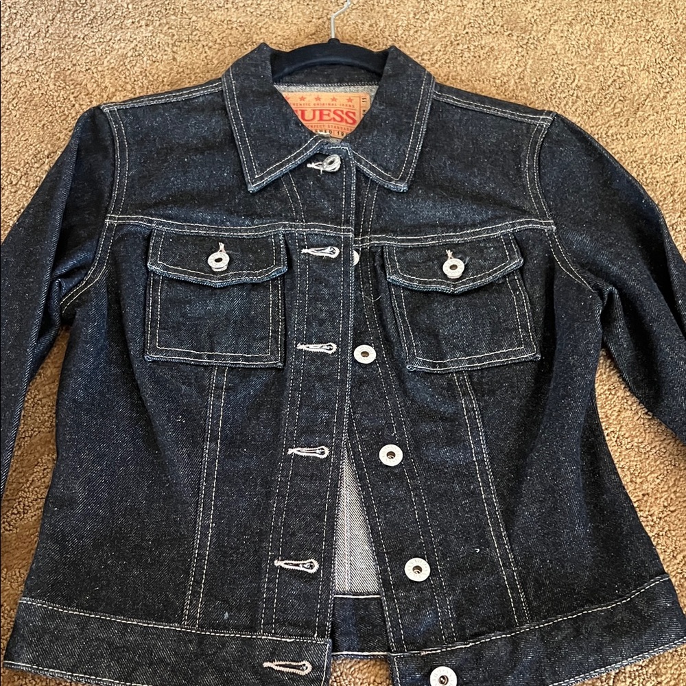 Guess Women's Dark Denim Jacket